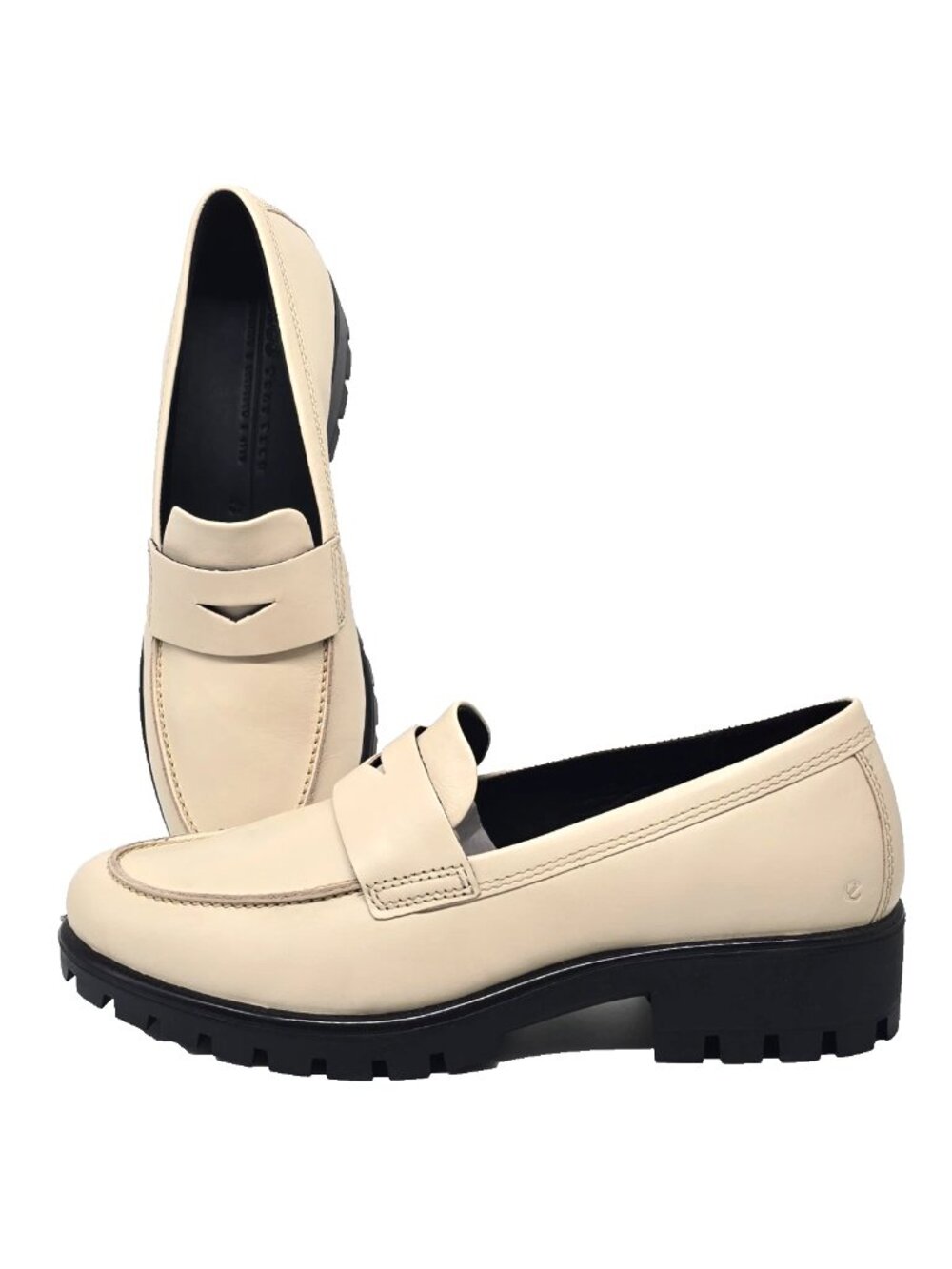 ECCO Modtray Limestone Moc Toe Penny Loafer Women's Size 11-11.5 New!